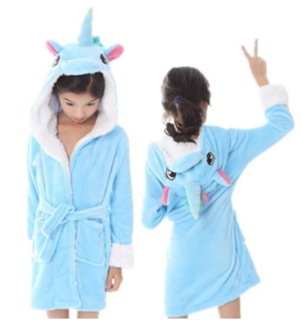 Robe de Chambre Licorne Capuche