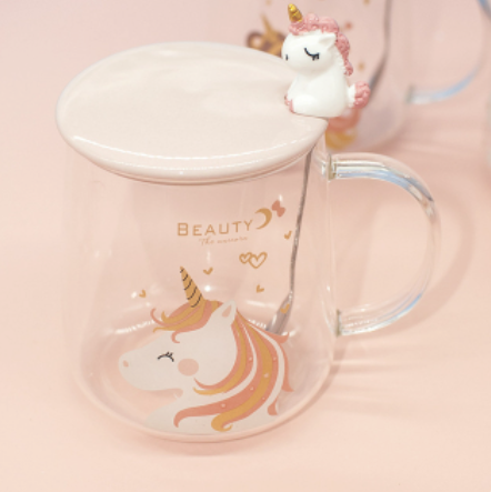 Tasse Licorne en Verre