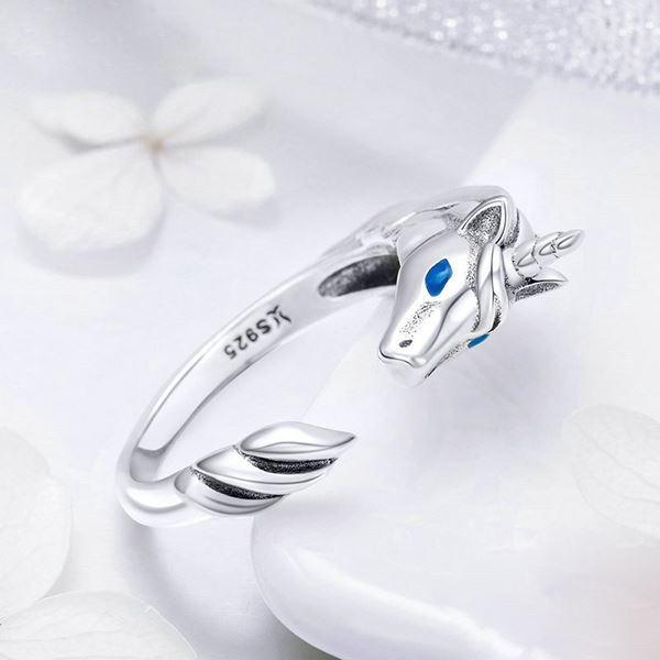 bague licorne style elegante