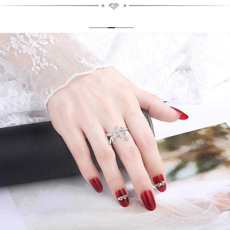 bague licorne legendaire femme