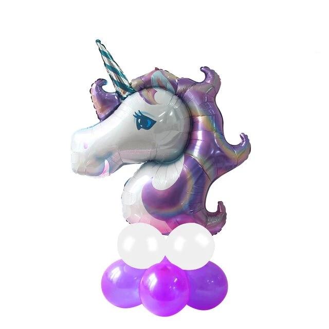 un Ballon anniversaire Licorne en Hélium