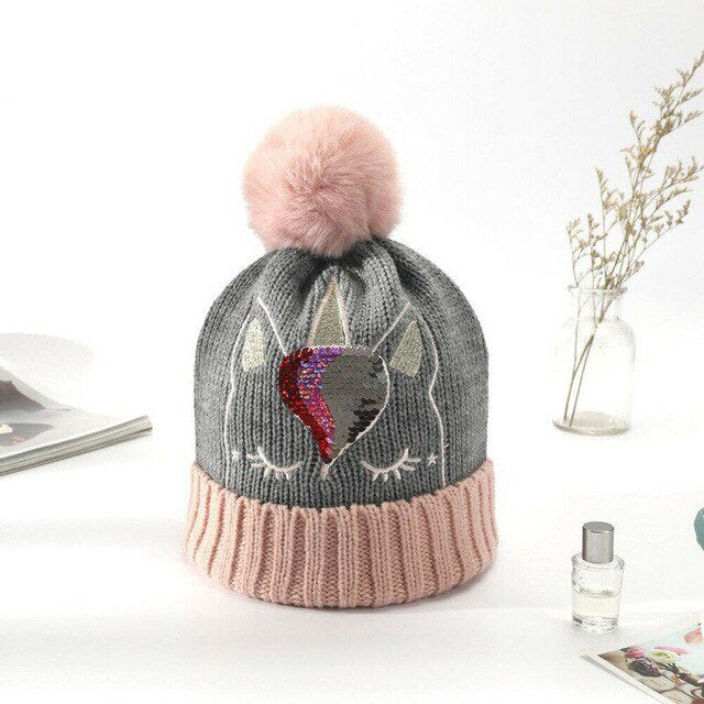 bonnet femme licorne