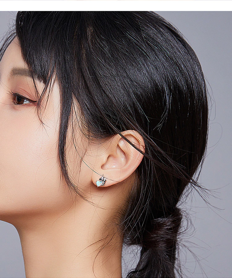 Boucles d'Oreilles Licorne Kawaii