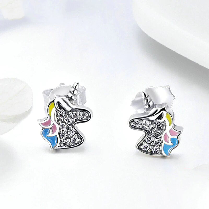 Boucle D'oreille Licorne "Find" - monde-licorne