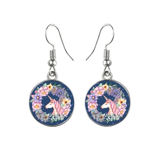 Boucle D'oreille Licorne "Cp" - monde-licorne