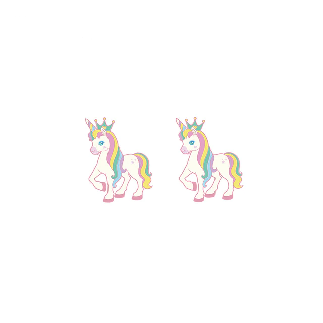 Boucles d'Oreilles Princesse Licorne