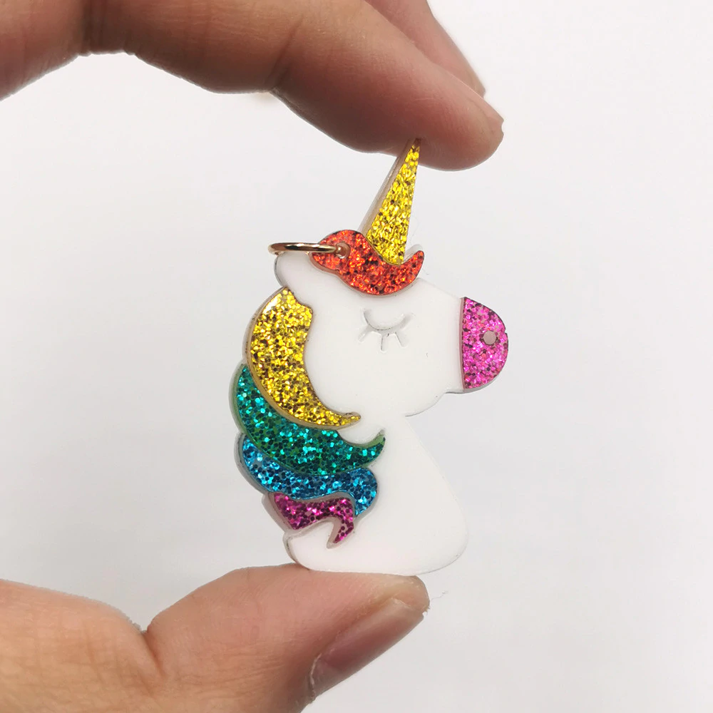 Boucles d'Oreilles Reine Licorne