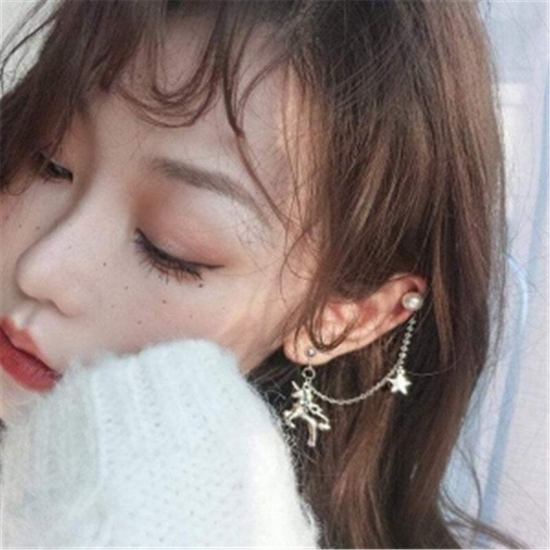 boucle licorne pour une seule oreille