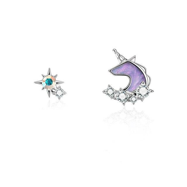 Boucles d'Oreilles Licorne Alina