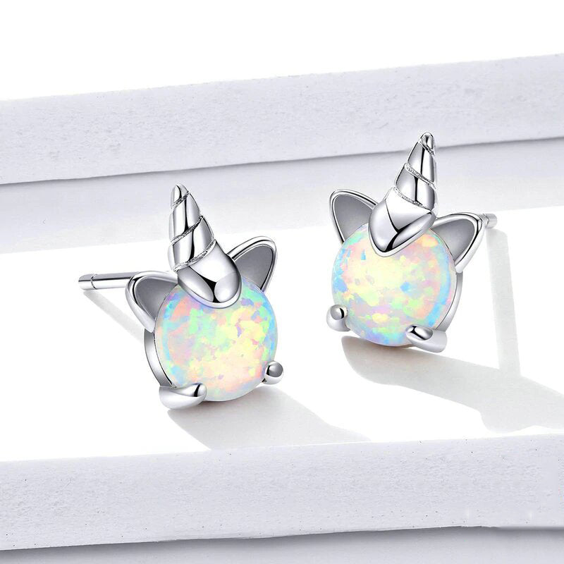 belle boucles d oreilles licorne fille