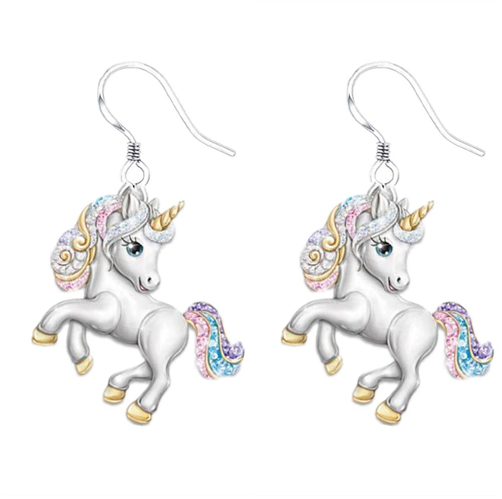 Boucles d'Oreilles Licorne Feminine