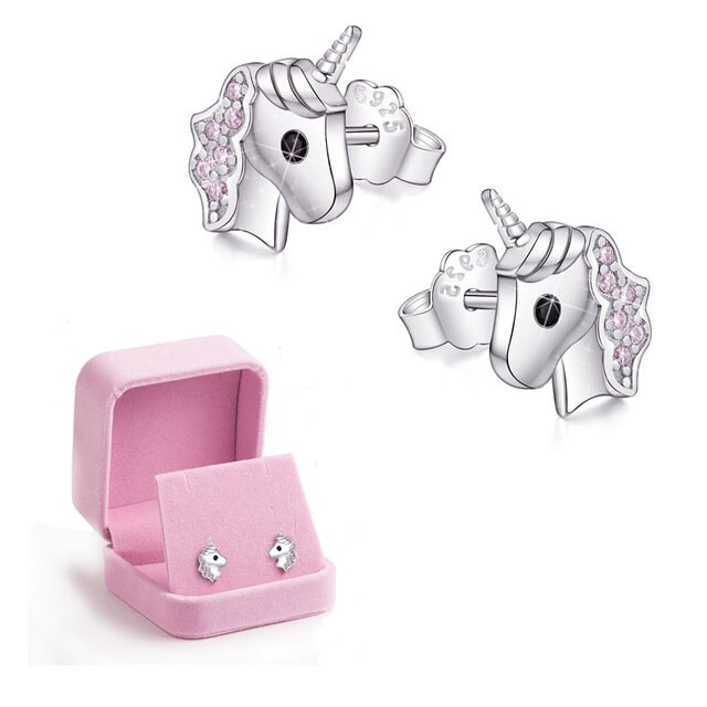 boucles d oreille licorne pour femme