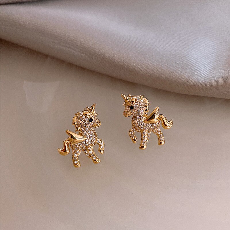 Boucles d'Oreilles Licorne Adulte