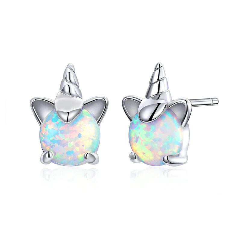 Boucles d oreilles licorne pour fille
