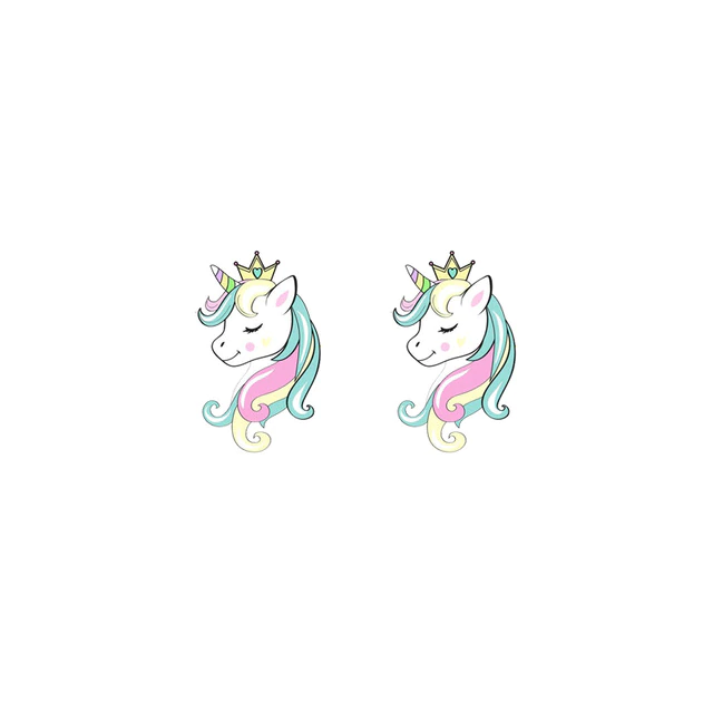 boucles d oreilles licornes pour les petites filles enfant
