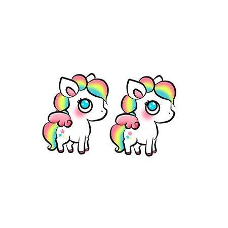 Boucles d'Oreilles Licorne Folle
