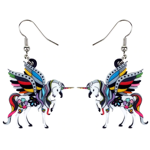Boucles d'Oreilles Licorne Légendaire
