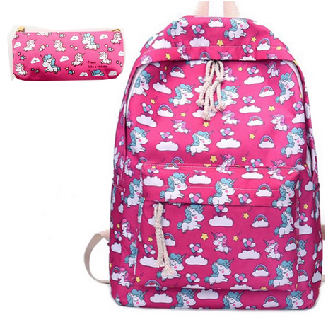 Cartable Licorne Rose - monde-licorne