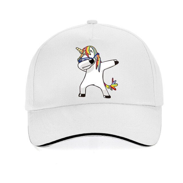 casquette licorne couleur blanche