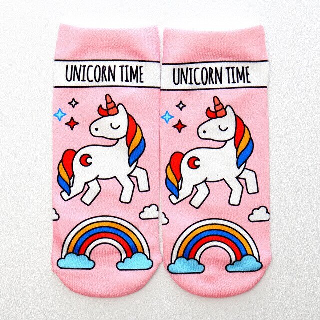 chaussette licorne kawaii adulte