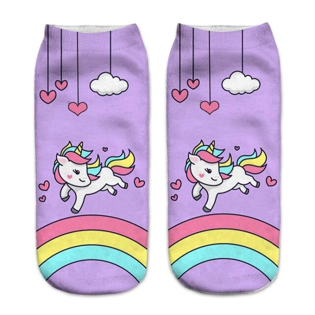 Chaussette licorne pour enfant
