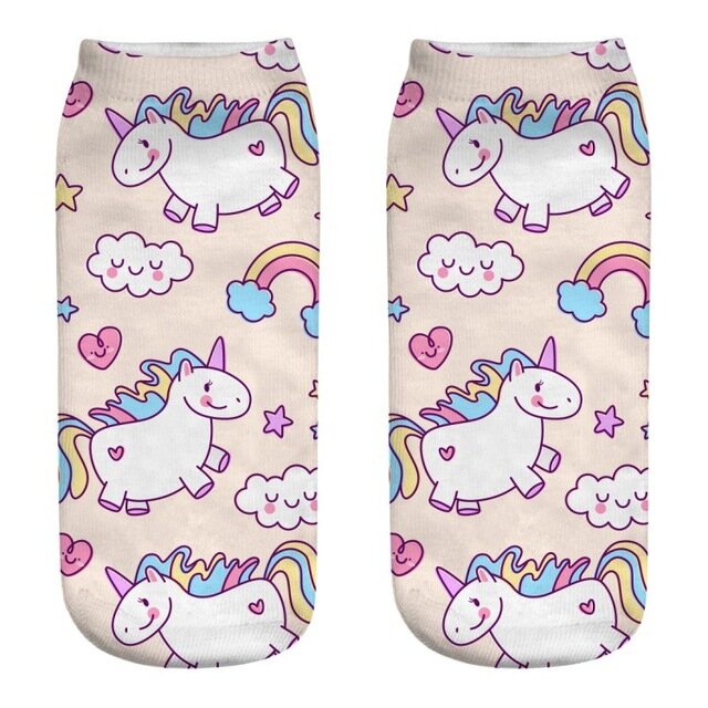 chaussette licorne kawaii enfant