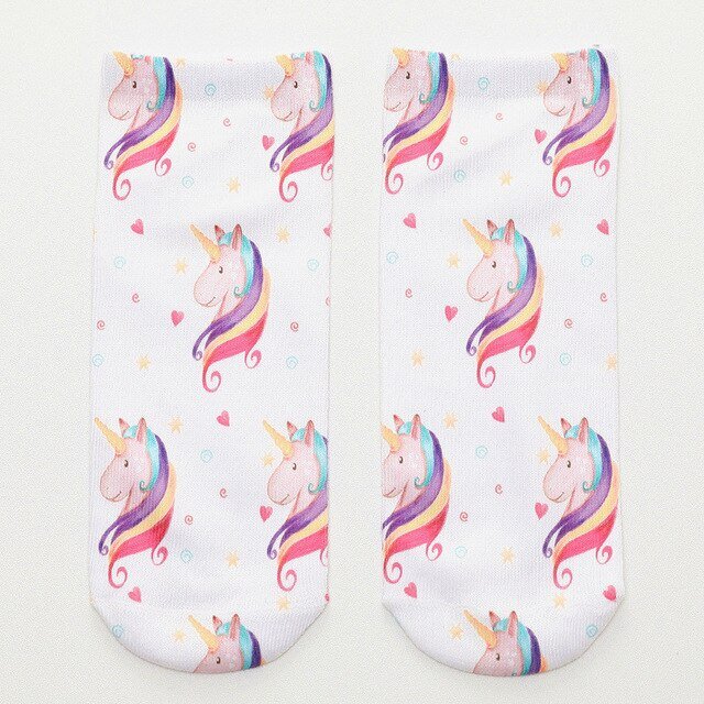 Chaussette Mignonne Licorne