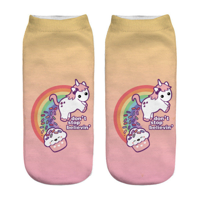 Chaussette Caca Licorne