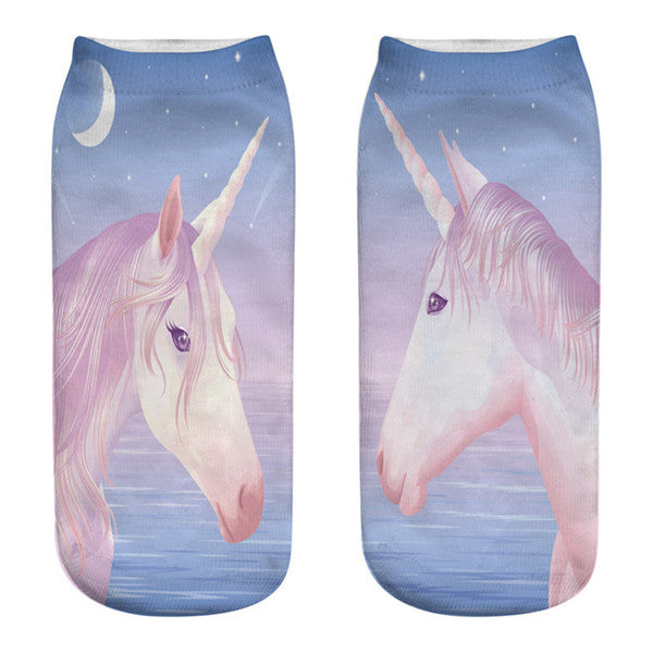 Chaussette Couple Licorne