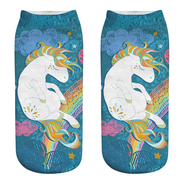 Chaussette Licorne 3D