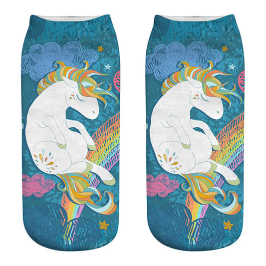 Chaussette Licorne 3D