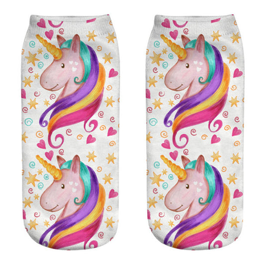 Chaussette Licorne Amoureuse
