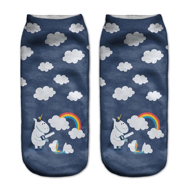 Chaussette Licorne Démoniaque
