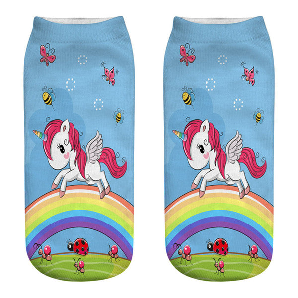 Chaussette Licorne Heureuse