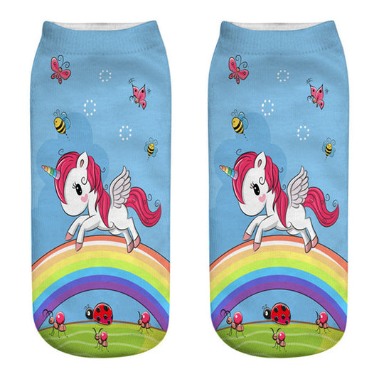 Chaussette Licorne Heureuse