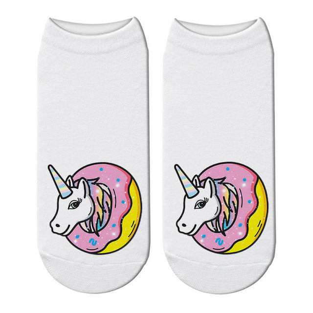 chaussettes licorne style humoristique