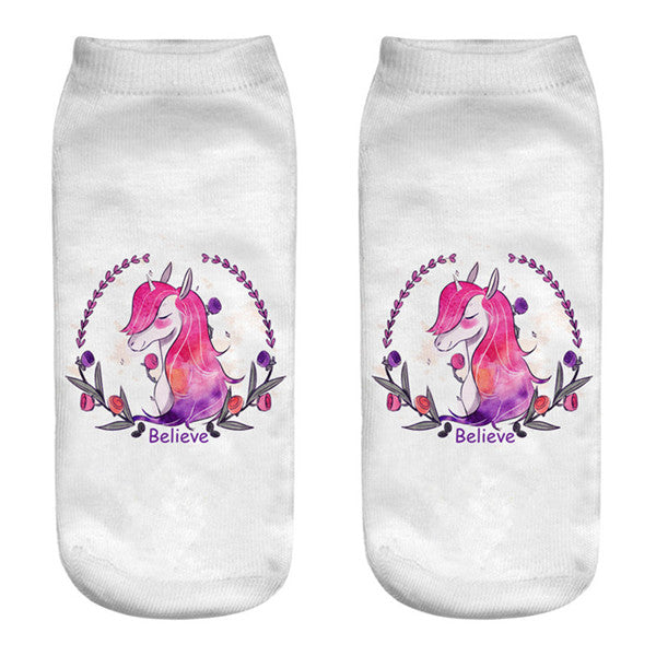 Chaussette Licorne Majestueuse