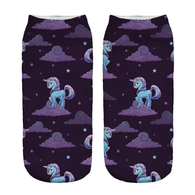 Chaussette Licorne Sombre