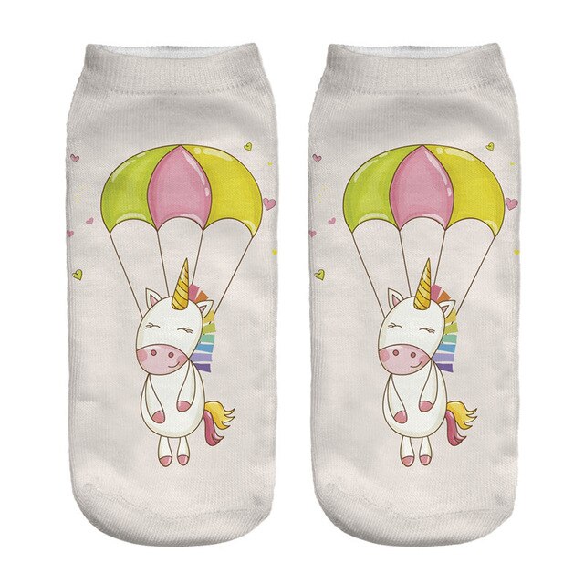 Chaussette Licorne Volante