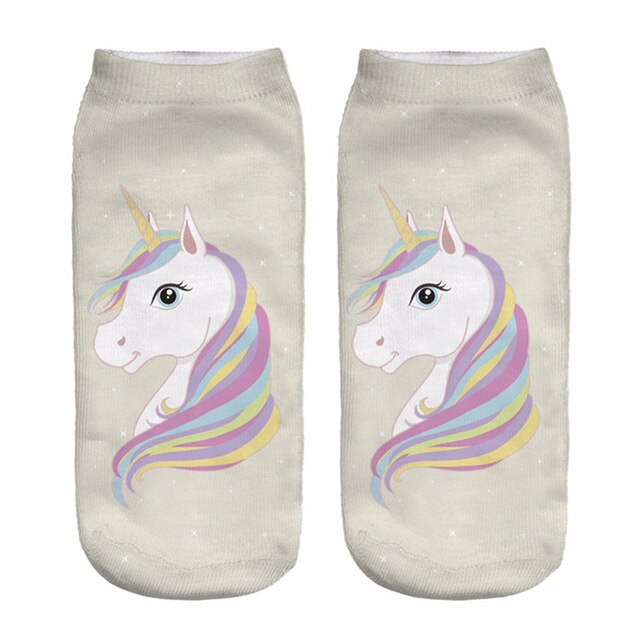 Chaussette Portrait Licorne