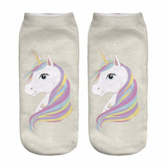 Chaussette Portrait Licorne