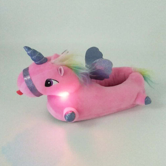 chausson lumineux kawaii style licorne
