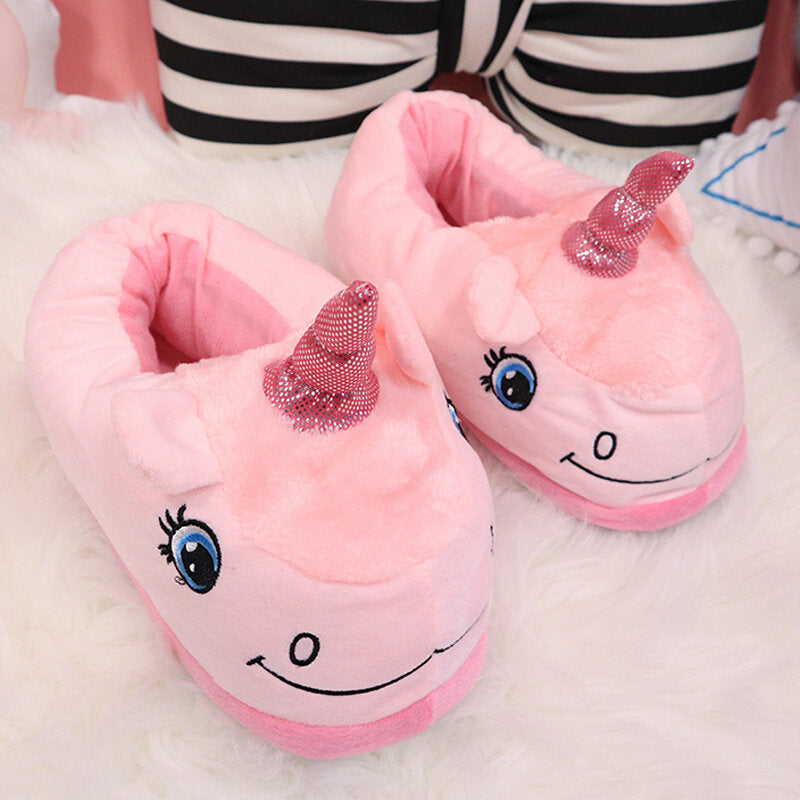 chausson licorne rose pour enfant