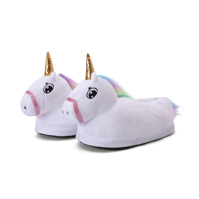 emoji licorne chaussons