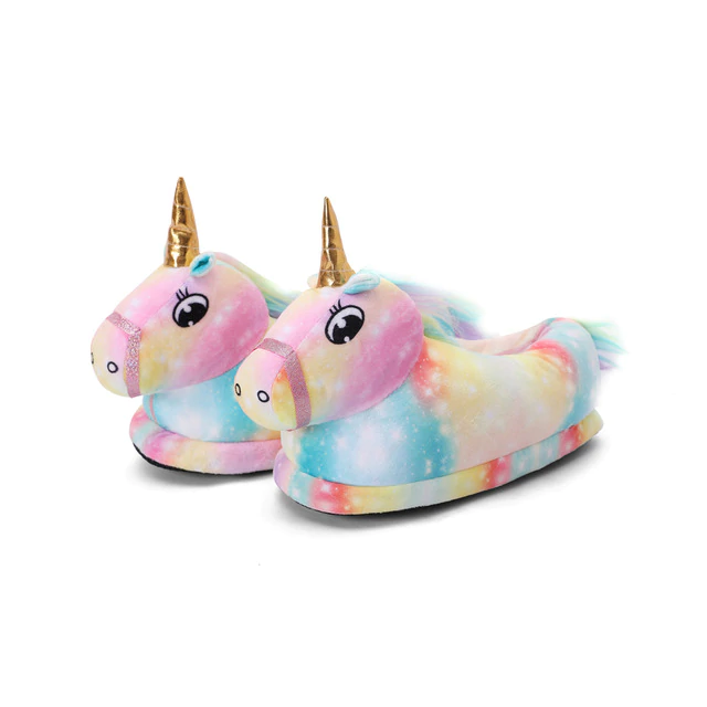 chaussons mignon licorne