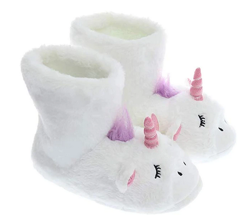 chausson en forme de botte licorne