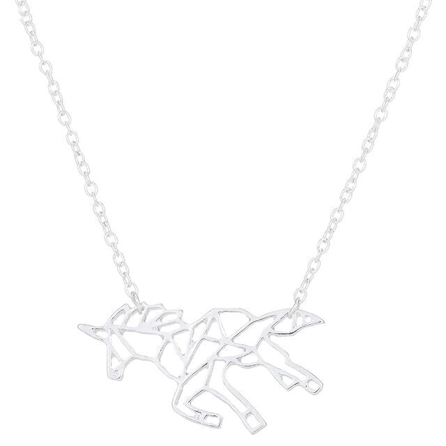 Collier Argent Licorne