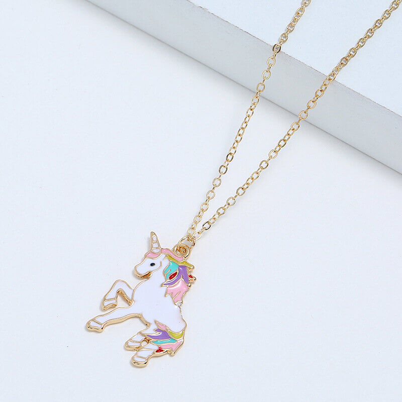 Collier licorne fille - monde-licorne