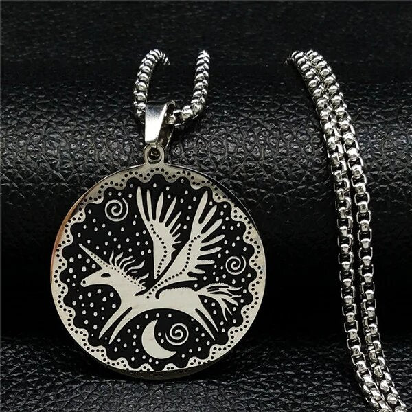 collier licorne deesse