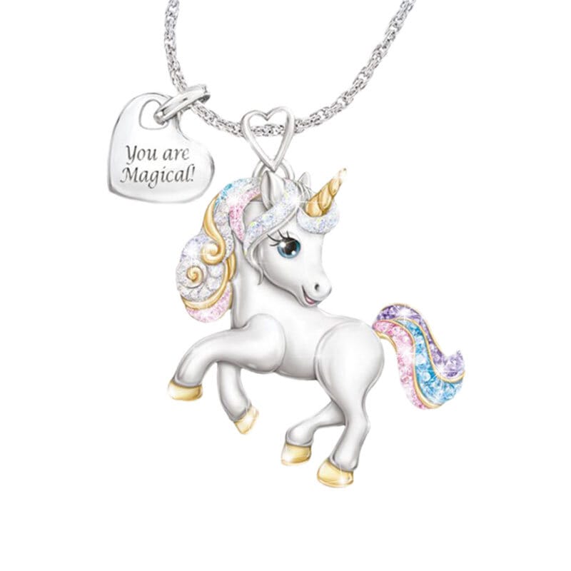 collier brillant licorne